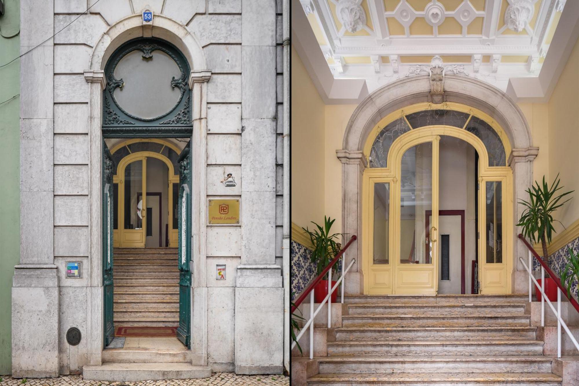 Pensao Londres Hotel Lisbon Bagian luar foto